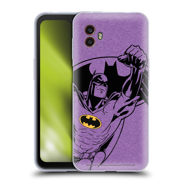 Batman DC Comics Logos Purple Soft Gel Case for Samsung Galaxy Xcover6 Pro/Pro2