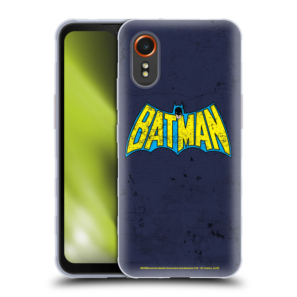 Batman DC Comics Logos Classic Distressed Look Soft Gel Case for Samsung Galaxy Xcover7 5G