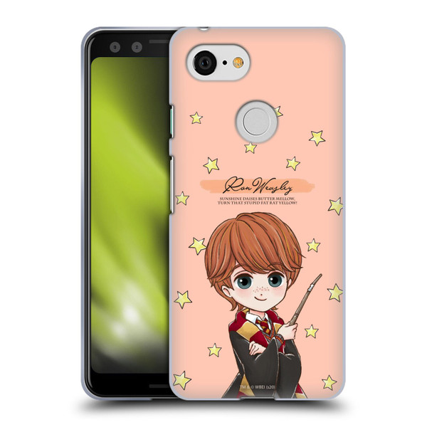 Harry Potter Deathly Hallows XXXVII Ron Weasley Soft Gel Case for Google Pixel 3