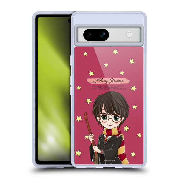 Harry Potter Deathly Hallows XXXVII Harry Soft Gel Case for Google Pixel 7a