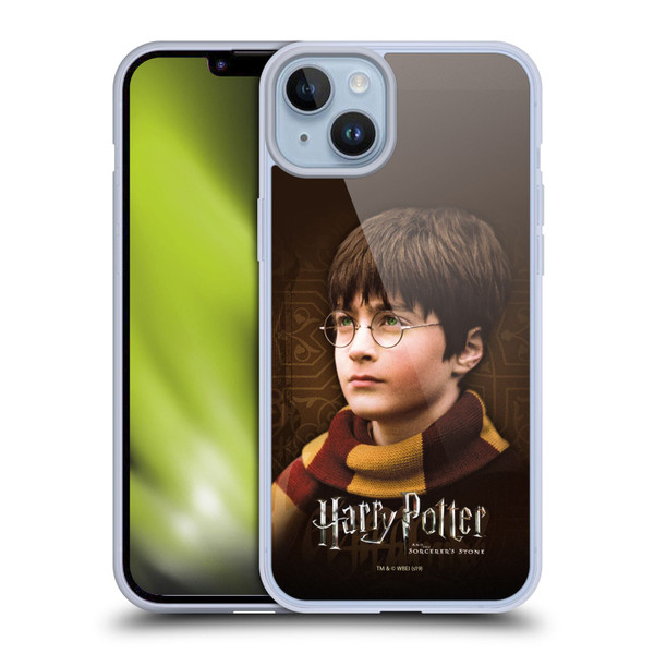 Harry Potter Sorcerer's Stone II Scarf Soft Gel Case for Apple iPhone 14 Plus & MagSafe