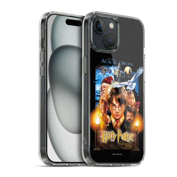 Harry Potter Sorcerer's Stone II Poster 1 Soft Gel Case for Apple iPhone 15 & MagSafe