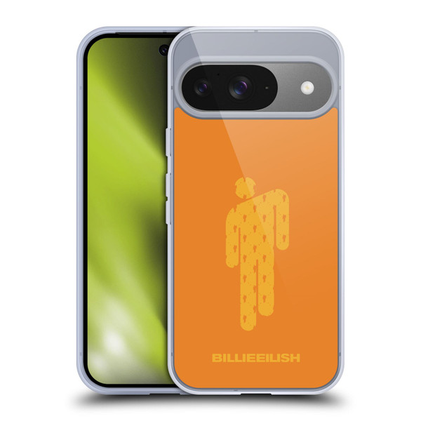 Billie Eilish Key Art Blohsh Orange Soft Gel Case for Google Pixel 9 / Pixel 9 Pro