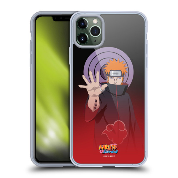 Naruto Shippuden Character Art Pain Soft Gel Case for Apple iPhone 11 Pro Max & MagSafe