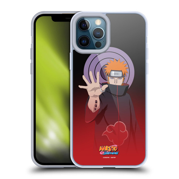Naruto Shippuden Character Art Pain Soft Gel Case for Apple iPhone 12 Pro Max & MagSafe