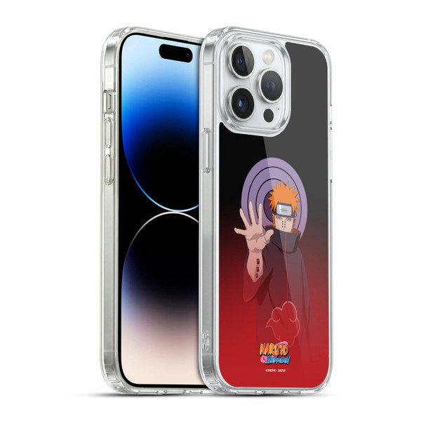 Naruto Shippuden Character Art Pain Soft Gel Case for Apple iPhone 14 Pro Max & MagSafe