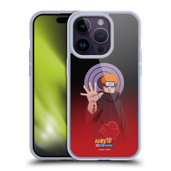 Naruto Shippuden Character Art Pain Soft Gel Case for Apple iPhone 14 Pro & MagSafe