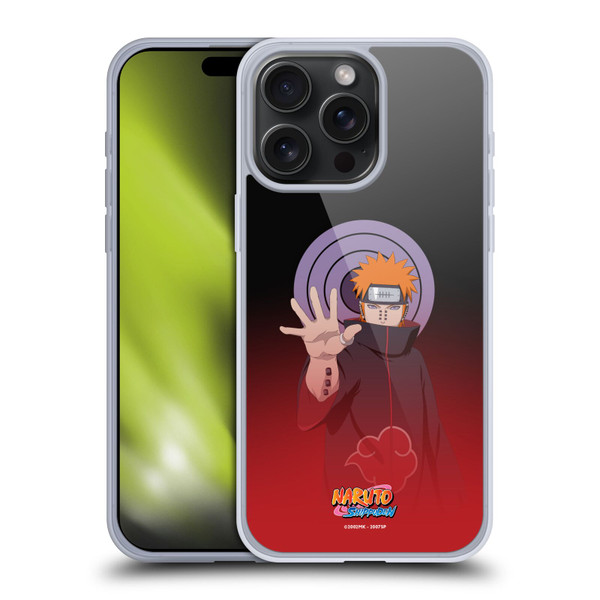 Naruto Shippuden Character Art Pain Soft Gel Case for Apple iPhone 15 Pro Max & MagSafe