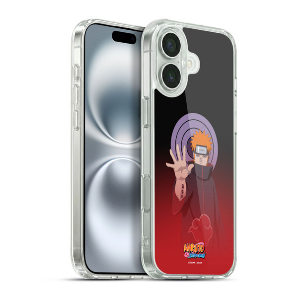 Naruto Shippuden Character Art Pain Soft Gel Case for Apple iPhone 16 Plus & MagSafe