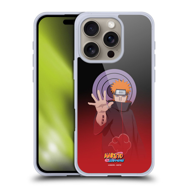 Naruto Shippuden Character Art Pain Soft Gel Case for Apple iPhone 16 Pro & MagSafe