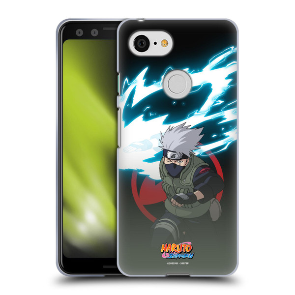 Naruto Shippuden Character Art Kakashi Hatake Soft Gel Case for Google Pixel 3