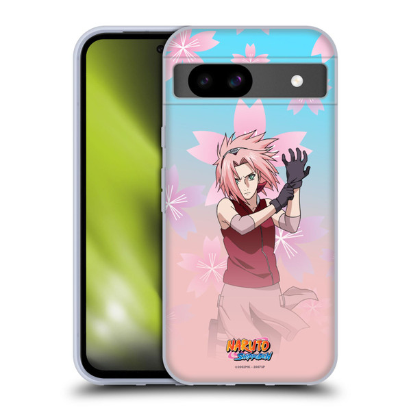 Naruto Shippuden Character Art Sakura Haruno Soft Gel Case for Google Pixel 8a