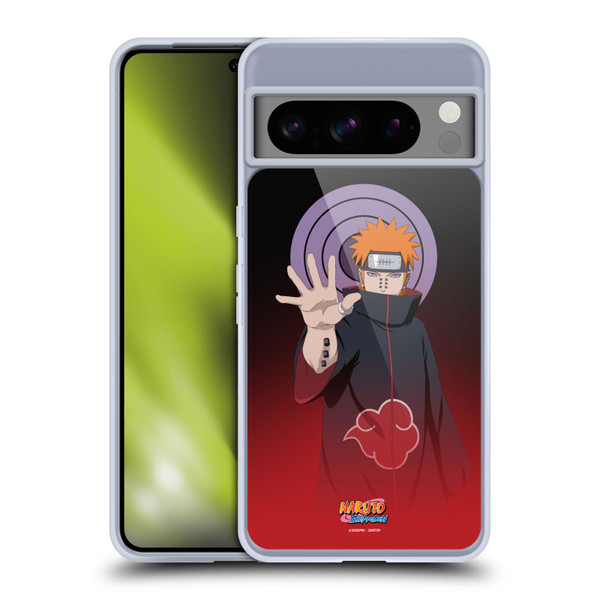 Naruto Shippuden Character Art Pain Soft Gel Case for Google Pixel 8 Pro