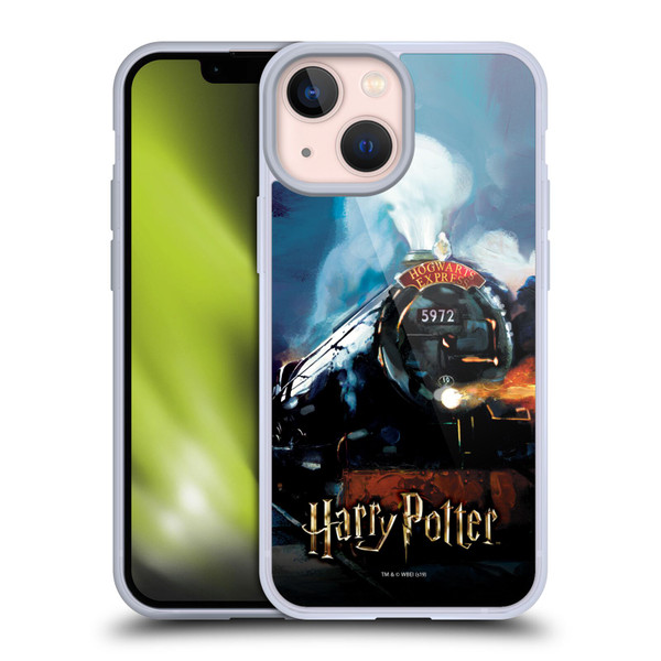 Harry Potter Prisoner Of Azkaban II Hogwarts Express Soft Gel Case for Apple iPhone 13 Mini