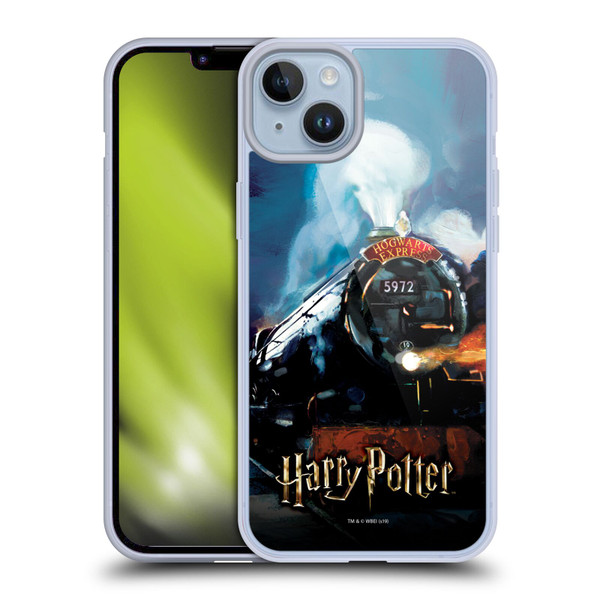 Harry Potter Prisoner Of Azkaban II Hogwarts Express Soft Gel Case for Apple iPhone 14 Plus