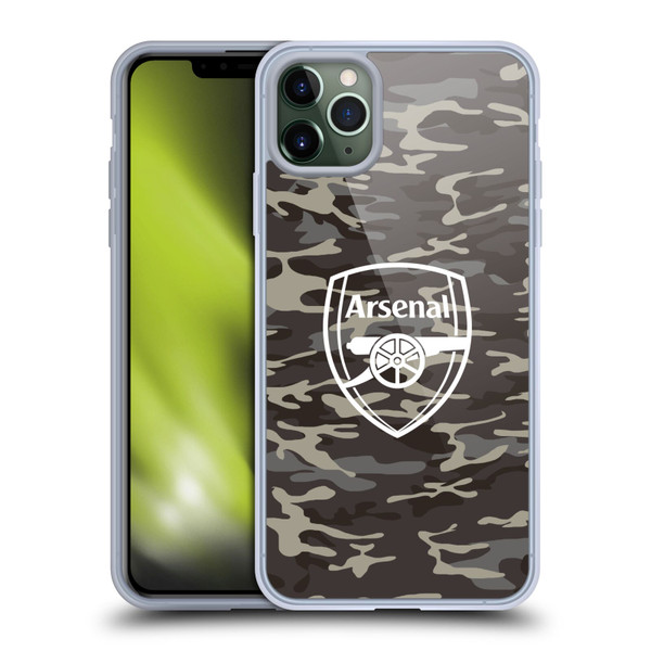 Arsenal FC Logos Camouflage Soft Gel Case for Apple iPhone 11 Pro Max