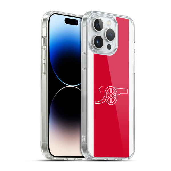 Arsenal FC Logos Gunners Soft Gel Case for Apple iPhone 14 Pro Max & MagSafe