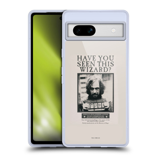 Harry Potter Prisoner Of Azkaban II Sirius Black Poster Soft Gel Case for Google Pixel 7a