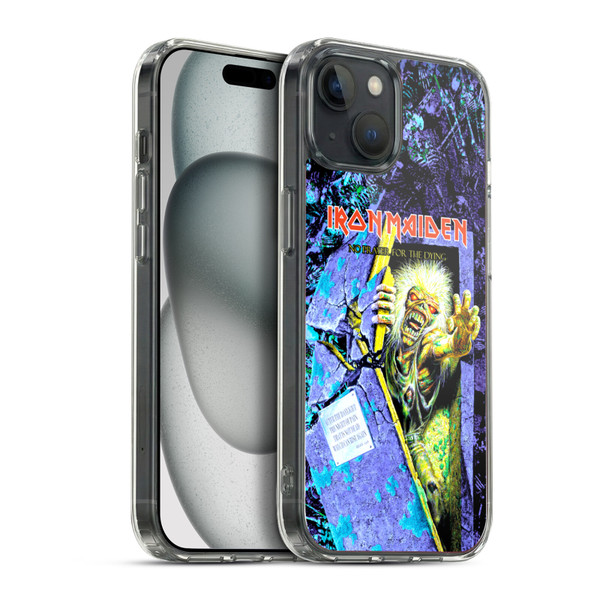 Iron Maiden Album Covers No Prayer Soft Gel Case for Apple iPhone 15 Plus & MagSafe
