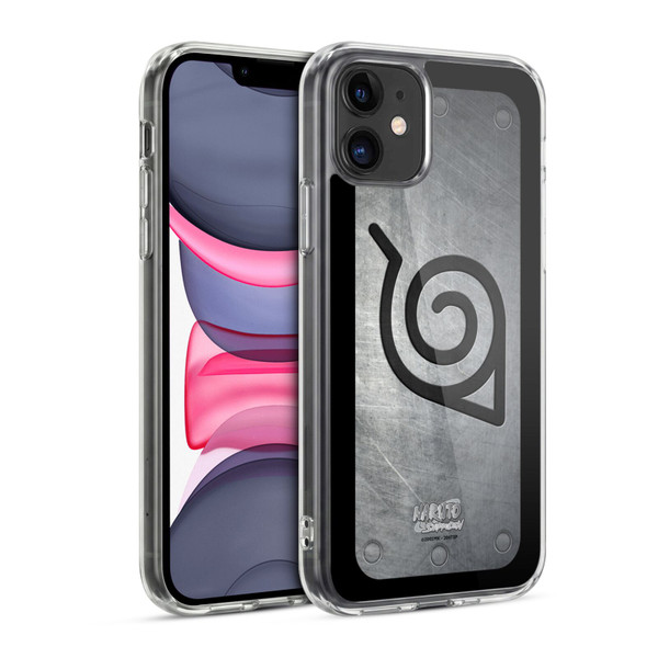 Naruto Shippuden Iconic Konoha Headband Soft Gel Case for Apple iPhone 11