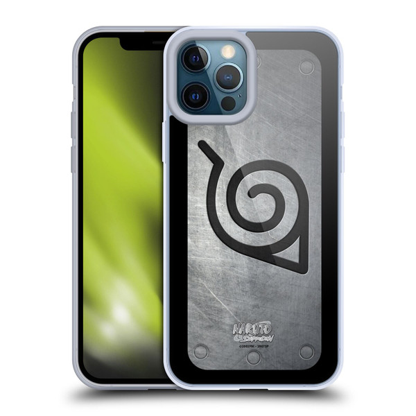 Naruto Shippuden Iconic Konoha Headband Soft Gel Case for Apple iPhone 12 Pro Max & MagSafe