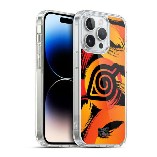 Naruto Shippuden Iconic Konoha Nine Tails Soft Gel Case for Apple iPhone 13 Pro & MagSafe