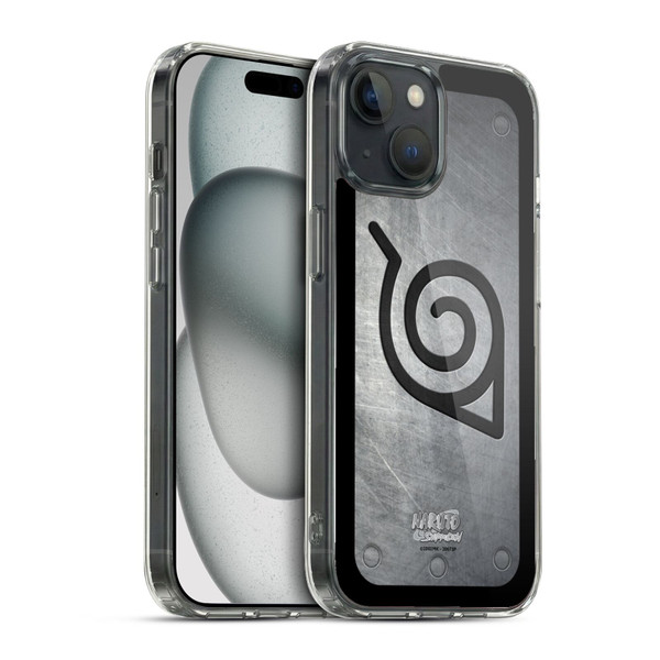 Naruto Shippuden Iconic Konoha Headband Soft Gel Case for Apple iPhone 15 & MagSafe