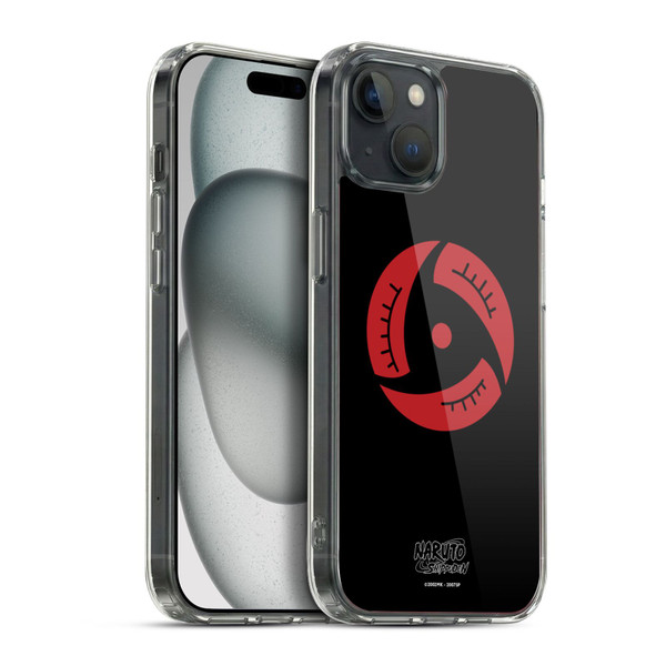 Naruto Shippuden Iconic Itachi Mangekyo Sharingan Soft Gel Case for Apple iPhone 15 Plus & MagSafe