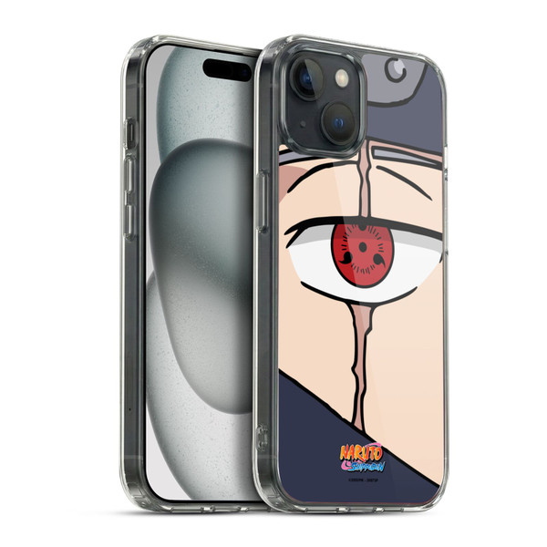 Naruto Shippuden Iconic Kakashi Sharingan Soft Gel Case for Apple iPhone 15 Plus & MagSafe
