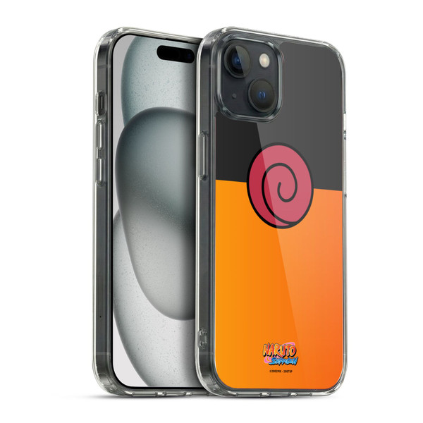 Naruto Shippuden Iconic Naruto Costume Soft Gel Case for Apple iPhone 15 Plus & MagSafe