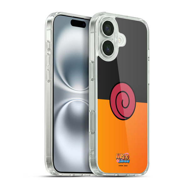 Naruto Shippuden Iconic Naruto Costume Soft Gel Case for Apple iPhone 16 Plus & MagSafe