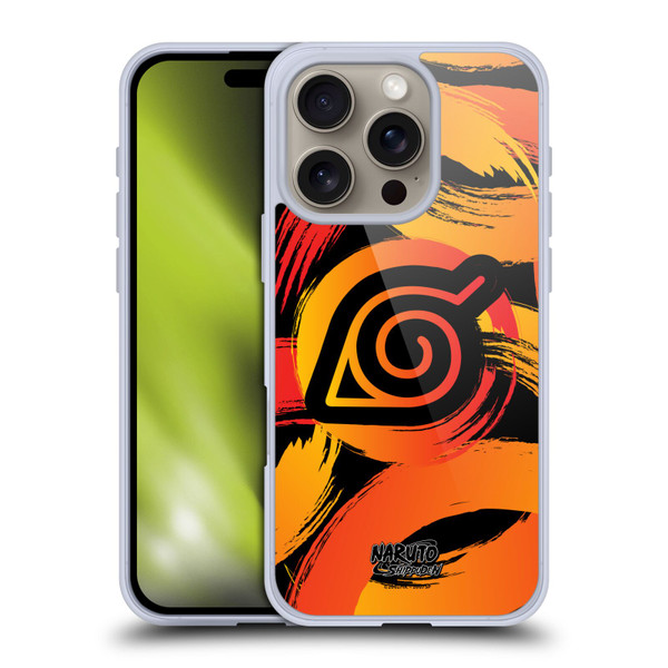 Naruto Shippuden Iconic Konoha Nine Tails Soft Gel Case for Apple iPhone 16 Pro & MagSafe