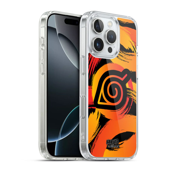Naruto Shippuden Iconic Konoha Nine Tails Soft Gel Case for Apple iPhone 16 Pro & MagSafe