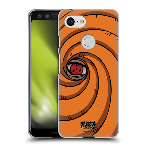 Naruto Shippuden Iconic Tobi Mask Soft Gel Case for Google Pixel 3