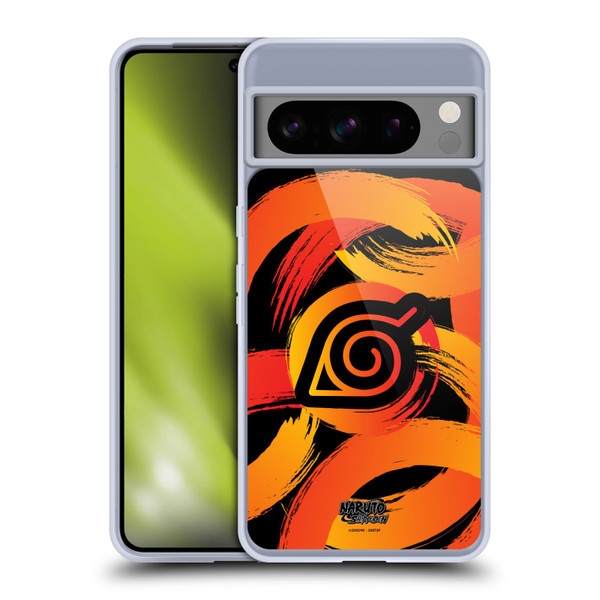 Naruto Shippuden Iconic Konoha Nine Tails Soft Gel Case for Google Pixel 8 Pro