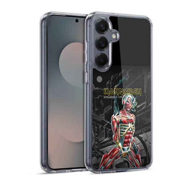 Iron Maiden Album Covers Somewhere Soft Gel Case for Samsung Galaxy S25 & MagSafe