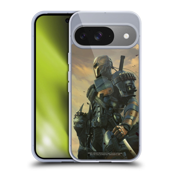 Batman Arkham Origins Key Art Deathstroke 2 Soft Gel Case for Google Pixel 9 / Pixel 9 Pro