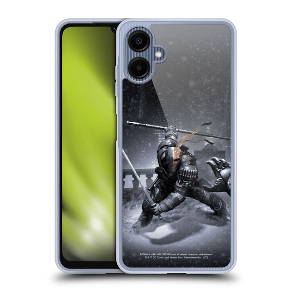 Batman Arkham Origins Key Art Deathstroke Soft Gel Case for Samsung Galaxy A06 4G