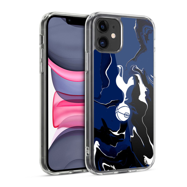 Tottenham Hotspur F.C. Badge Marble Soft Gel Case for Apple iPhone 11