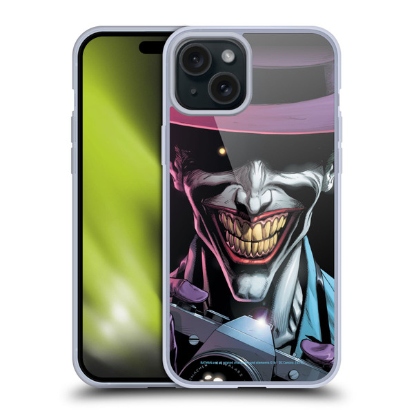 Batman DC Comics Three Jokers The Comedian Soft Gel Case for Apple iPhone 15 Plus & MagSafe