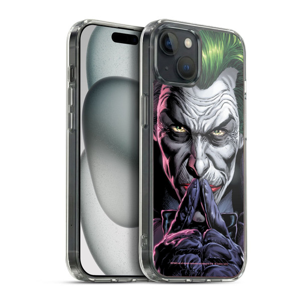 Batman DC Comics Three Jokers The Criminal Soft Gel Case for Apple iPhone 15 Plus & MagSafe
