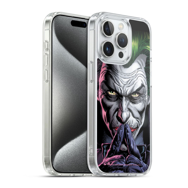 Batman DC Comics Three Jokers The Criminal Soft Gel Case for Apple iPhone 15 Pro & MagSafe