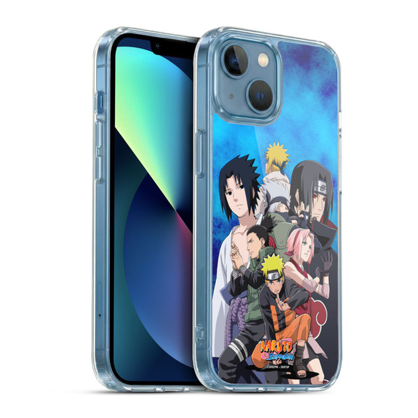 Naruto Shippuden Key Art Konoha Soft Gel Case for Apple iPhone 13 Mini & MagSafe