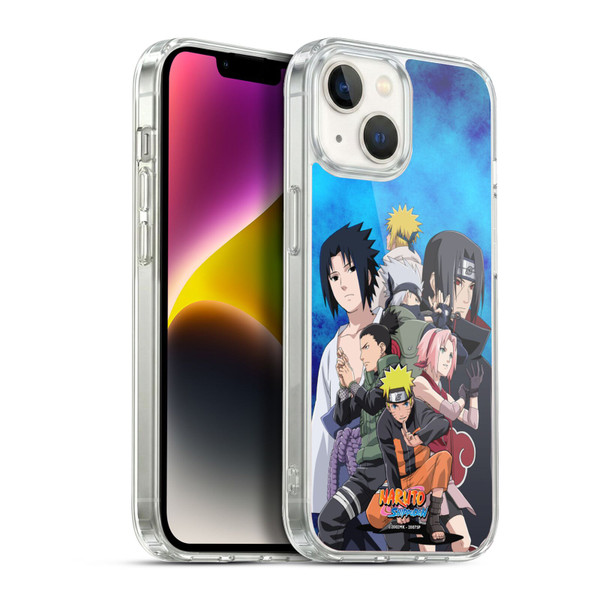 Naruto Shippuden Key Art Konoha Soft Gel Case for Apple iPhone 14