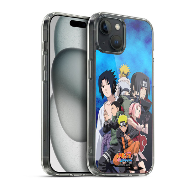 Naruto Shippuden Key Art Konoha Soft Gel Case for Apple iPhone 15 Plus & MagSafe