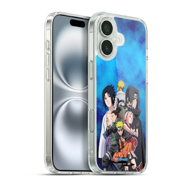 Naruto Shippuden Key Art Konoha Soft Gel Case for Apple iPhone 16 Plus & MagSafe