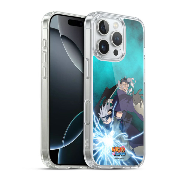 Naruto Shippuden Key Art Obito And Kakashi Soft Gel Case for Apple iPhone 16 Pro & MagSafe