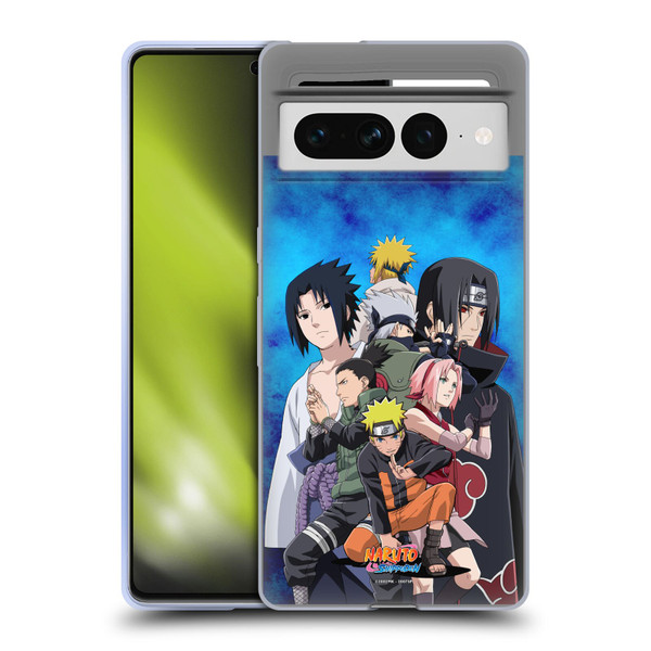 Naruto Shippuden Key Art Konoha Soft Gel Case for Google Pixel 7 Pro