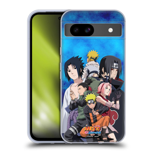 Naruto Shippuden Key Art Konoha Soft Gel Case for Google Pixel 8a