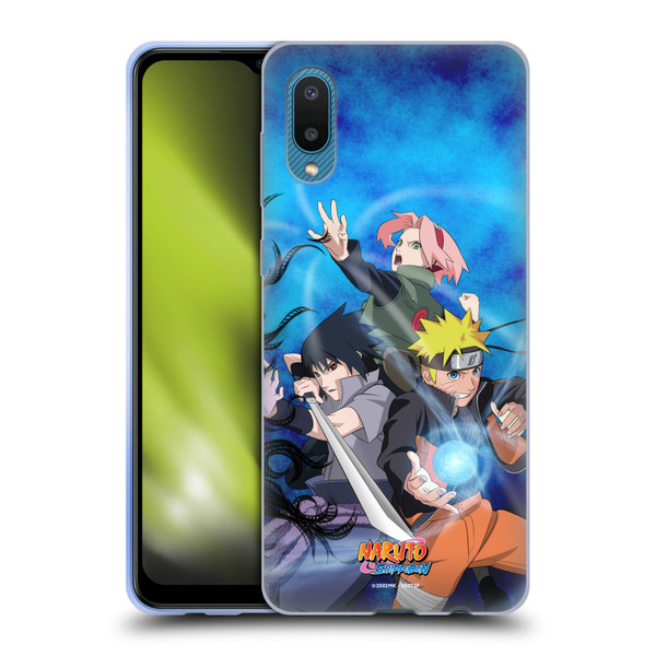 Naruto Shippuden Key Art Team 7 Soft Gel Case for Samsung Galaxy A02/M02 (2021)